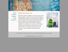 Tablet Screenshot of alchempharmtech.com